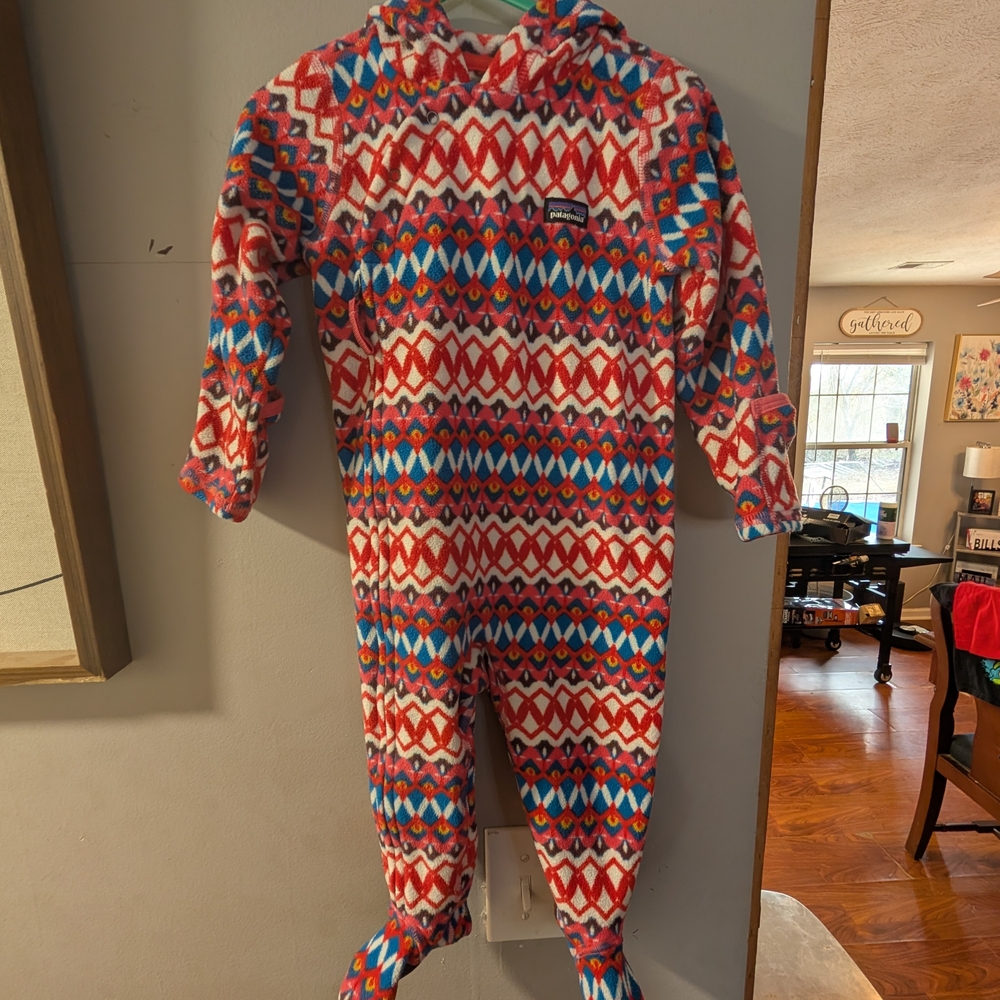 Colorful Patterned Kids One Piece